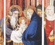 BROEDERLAM, Melchior The Presentation of Christ (detail) dfh oil on canvas